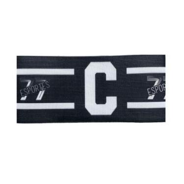 Imagem de Braçadeira Faixa Capitão 77 Impressão Digital Fechamento tiras autocol