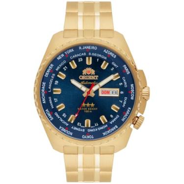 Imagem de RELOGIO ORIENT AUTOMATICO AZULMETAL DOURADO 469GP057NH D1KX