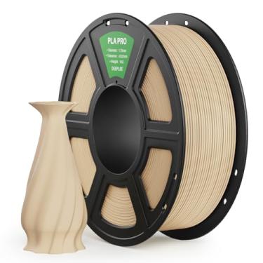 Imagem de DEEPLEE Filamento PLA PRO de 1,75 mm, filamento de impressora 3D de maior resistência, precisão dimensional do filamento PLA +/- 0,02 mm, bem enrolado, serve na maioria das impressoras 3D FDM, bege 1