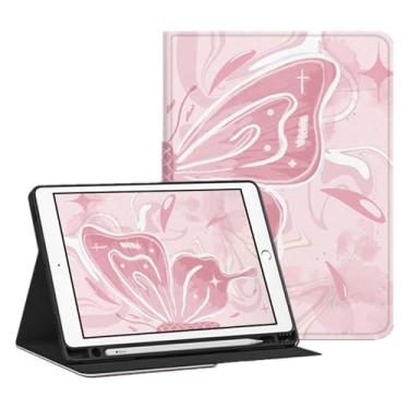 Imagem de Yzlvigrous Capa para ipad Mini 7 Gen 2024/ipad Mini 6 Gen 2021, Visualização em Vários Ângulos, Capa Fina de Suporte PU de 8.3 Polegadas com Despertar/sono Automático