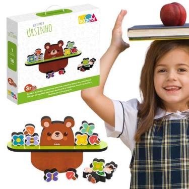 Imagem de Equilibre o Ursinho Brinquedo Educativo e Pedagógico - Babebi