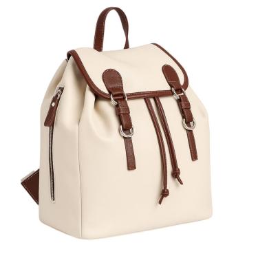 Imagem de Mochila De Couro Zup Essenza Cor Off White