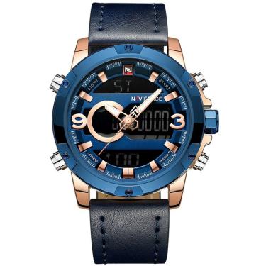 Imagem de Relógio Esportivo Masculino De Pulso Digital Azul