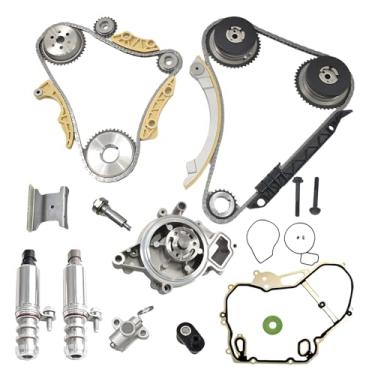 Imagem de Kit de corrente de distribuição 94201S 2.4 adequado para Buick Lacrosse Verano 2009-2017, Chevy Equinox Malibu, GMC Terrain 2.2L 2.4L, com tensor, trilho guia, roda dentada de manivela, roda dentada