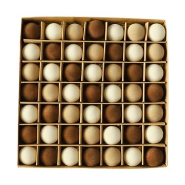 Imagem de Esquirla Conjunto de enfeites de Natal com bolas flocadas, pingentes e lâmpadas multicoloridas para pendurar na árvore, perfeito para ocasiões especiais, Café 3cm