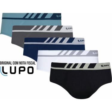 Imagem de Kit 5 Cuecas Lupo Slip 691 Microfibra S/costura P Ao Xg, Sortidas, G