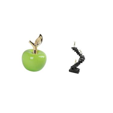 Imagem de Fenteer Escultura de Estatueta de Cerâmica E Figura Abstrata de Resina para Artesanato em Casa, Café, Sala de Estudo, Estante, Mesa de Trabalho, Decoração de