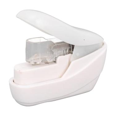 Imagem de SUNGOOYUE Grampeador Pequeno e Seguro Sem Grampos para Casa, Escritório, Escola, Capacidade para 4 Folhas, Dispositivo de Encadernação Compacto e Portátil para Fixação de Papel