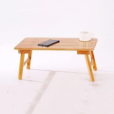 Imagem de Mesa de laptop dobrável, suporte portátil dobrável para laptop, mesa de notebook, mesa de laptop para cama, sofá-cama, bandeja de estudo