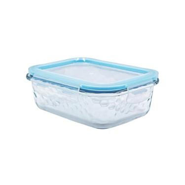 Imagem de POTE DE VIDRO HERMÉTICO HONEY RETANGULAR AZUL CLARO 1,04L - CM24
