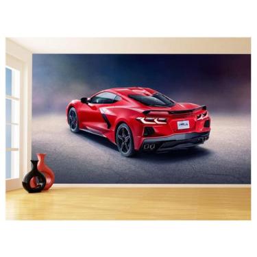 Imagem de Papel De Parede Carro Corvette Chevrolet Chevy 3,5M Car43 - Você Decor