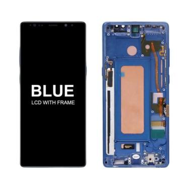 Imagem de Tela LCD Samsung Note8 Com Moldura Para N950F N950U N950W N950FD 100% 