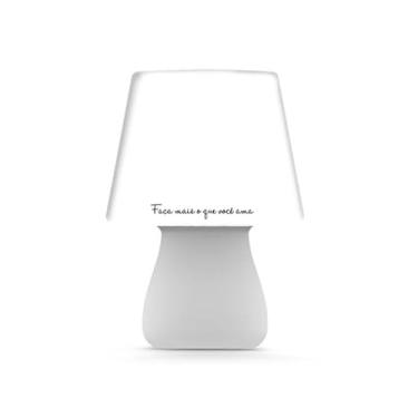 Imagem de Luminária Abajur de Mesa Grande Faça Mais – Iluminação Suave com Design Moderno e Capa Removível