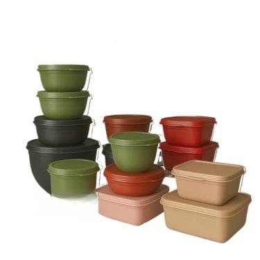 Imagem de KIT POTES PARA COZINHA VARIAVEIS(15 POTES COLORIDO)