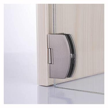 Imagem de KAFENDA Dobradiça De Porta Vidro Para Armário, Braçadeira Vinho 5 A 8 Mm [Prata] (5 Pares (= 10 Peças))