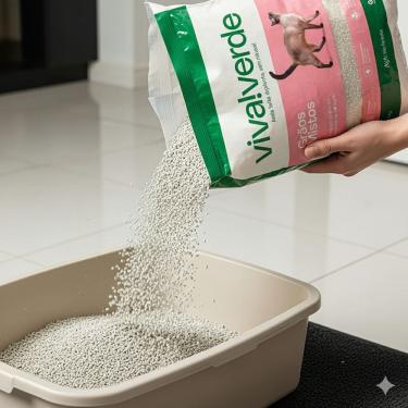 Imagem de Areia Higienica Viva Verde Grãos Mistos 4kg