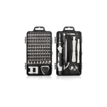 Imagem de Kit de Chaves de Precisão 115 em 1 Magnético com 98 Bits, Pinça Antiestática, Ventosa, Eixo Extensível, Estojo Organizador, para Reparo de Eletrônicos, Celulares, Computadores