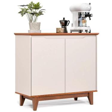 Imagem de Aparador Buffet Balcão 2 Com Gaveta Portas Gucci Off Freijo