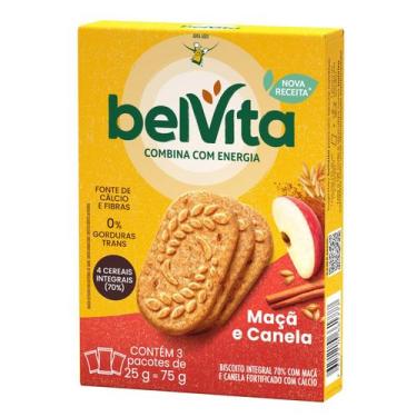 Imagem de Biscoito Integral Sabor Maçã e Canela BelVita 75g