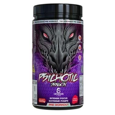 Imagem de Pre Treino Psichotic Dragon Fruit Punch 500g - Demons Lab-Unissex