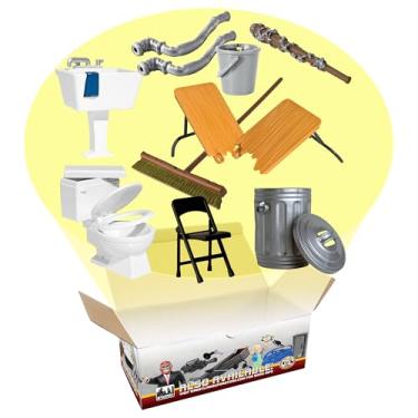 Imagem de Oferta de banheiro Hardcore para bonecos de luta livre WWE