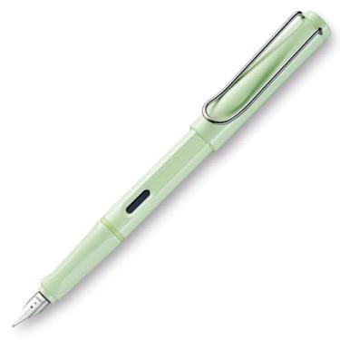 Imagem de Lamy Caneta-tinteiro L36MG-EF, ponta fina EF, pastel, verde menta, uso duplo, edição limitada