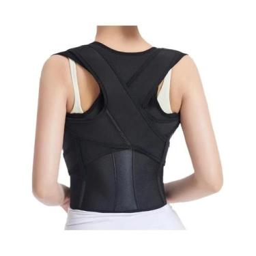 Imagem de Corretor De Postura Ajustável Para Homens E Mulheres, Alívio Da Dor Na