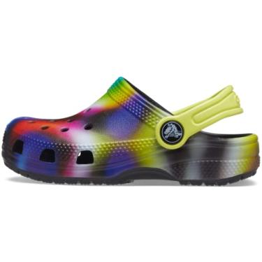 Imagem de Sandália Classic Solarized, Crocs, Criança Unissex, Black/Multi, 22