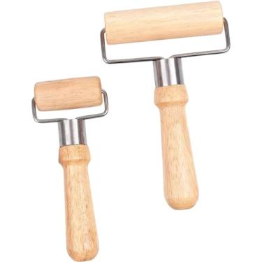 Imagem de YWJLQH 2 Rolos de Madeira Essenciais para Confeitaria, Utensílio de Cozinha Premium E Profissional, Rolo de Massa para Confeitaria Caseira.