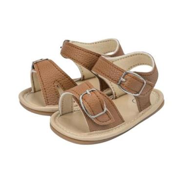 Imagem de Sandálias De Verão Para Bebês Recém-Nascidos, Calçados Antiderrapantes