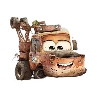 Imagem de Arte De Parede Para Quarto Infantil Disney Cars Graffiti Em Aquarela P