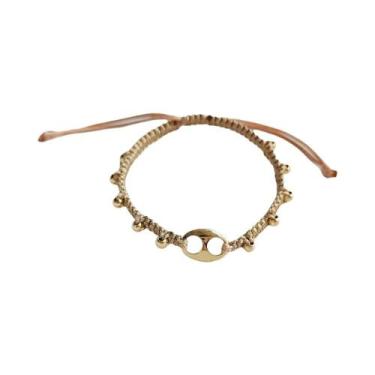 Imagem de Pulseira De Corda Trançada Vintage Feminina Feita À Mão Com Charme De 