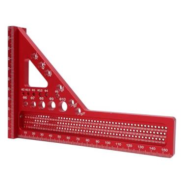 Imagem de Sanpyl Régua de Carpintaria de Liga de Alumínio Definida ângulos Precisos para Vários Projetos Carpenter Square