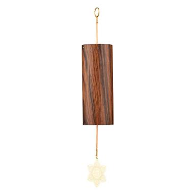 Imagem de Chakra Chimes Sinos de Vento Bambu Natural Corda Meditação Sino para Decoração Jardim Pátio e Casa Zen Relaxamento