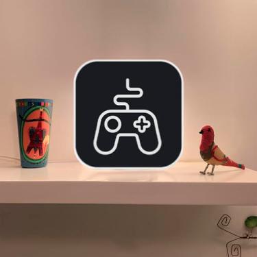 Imagem de Luminária Box Controle Gamer Light Preto