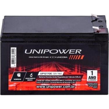 Imagem de Bateria Estacionária 12v 7ah Unipower