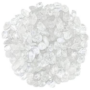 Imagem de Pedra de quartzo transparente de 0,7 kg, lascas de cristal de 0,9 a 1,3 cm a granel para cascalho de tanque de peixes, enchimento de vasos, artesanato DIY, garrafas e vasos de plantas decoração