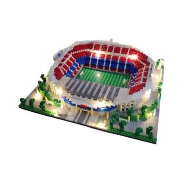Imagem de Modelo De Estádio De Futebol Adulto Brinquedo Micro Conjunto De Blocos