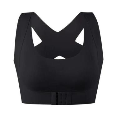 Imagem de Sutiã Esportivo Feminino Com Correção De Postura, Sem Arame, Tops Crop