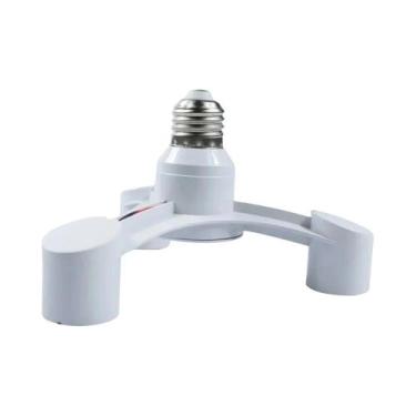 Imagem de Soquete De Lâmpada LED E27 Estendido Adaptador 3 Em 1 Para Estúdios De