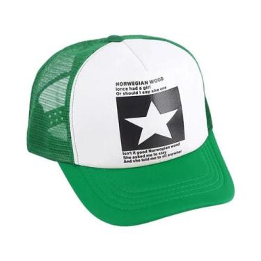 Imagem de Boné de beisebol respirável para homens e mulheres, chapéu malha, verã