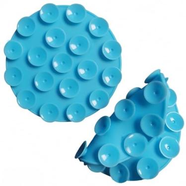 Imagem de 1 adesivo antiqueda de vaso adesivo de ventosa de silicone dupla face fácil de aderir, evita batidas no vaso adesivos fixos