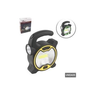 Imagem de Lanterna LED Duplo Colorida a Pilha Iluminação Frontal e Lateral Campi