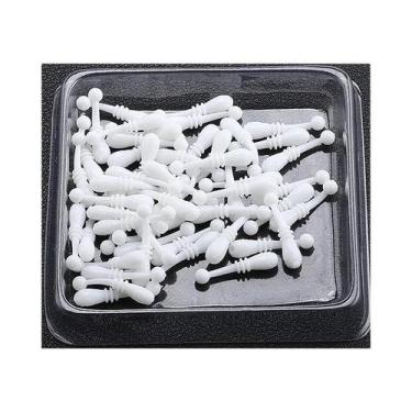 Imagem de Isca De Pesca Soft Whitebait 2cm 50pcs Isca Tremorante Que Afunda Supe