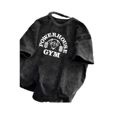 Imagem de Camiseta De Algodão Unissex Estilo Retrô Com Estampa De Gorila, Casual