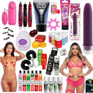 Imagem de Kit Sexyshop 90 Itens Revenda Atacado Sex Shop Produtos Completo Para 