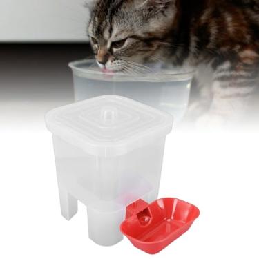 Imagem de Naroote Bebedor Automático para Animais, Sem Necessidade Eletricidade, Copo Enchimento Automático de água Contínua, Dispensador água para Cães e Gatos, Construção Robusta