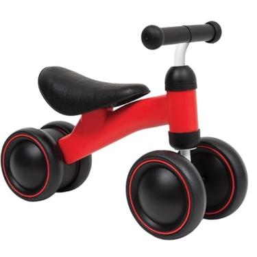Imagem de Bicicleta de Equilibrio Infantil 4 rodas Sem Pedal (Vermelho)