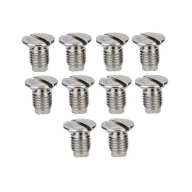 Imagem de 10 Parafusos de Fixar Chapa de Agulha Máquina Reta Industrial - GOLDEN