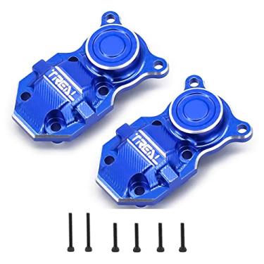 Imagem de Treal Tampa Do Diferencial Scx24 Em Alumínio 7075 (2P) Para Trava Axial C10 Gladiator Bronco (Azul)